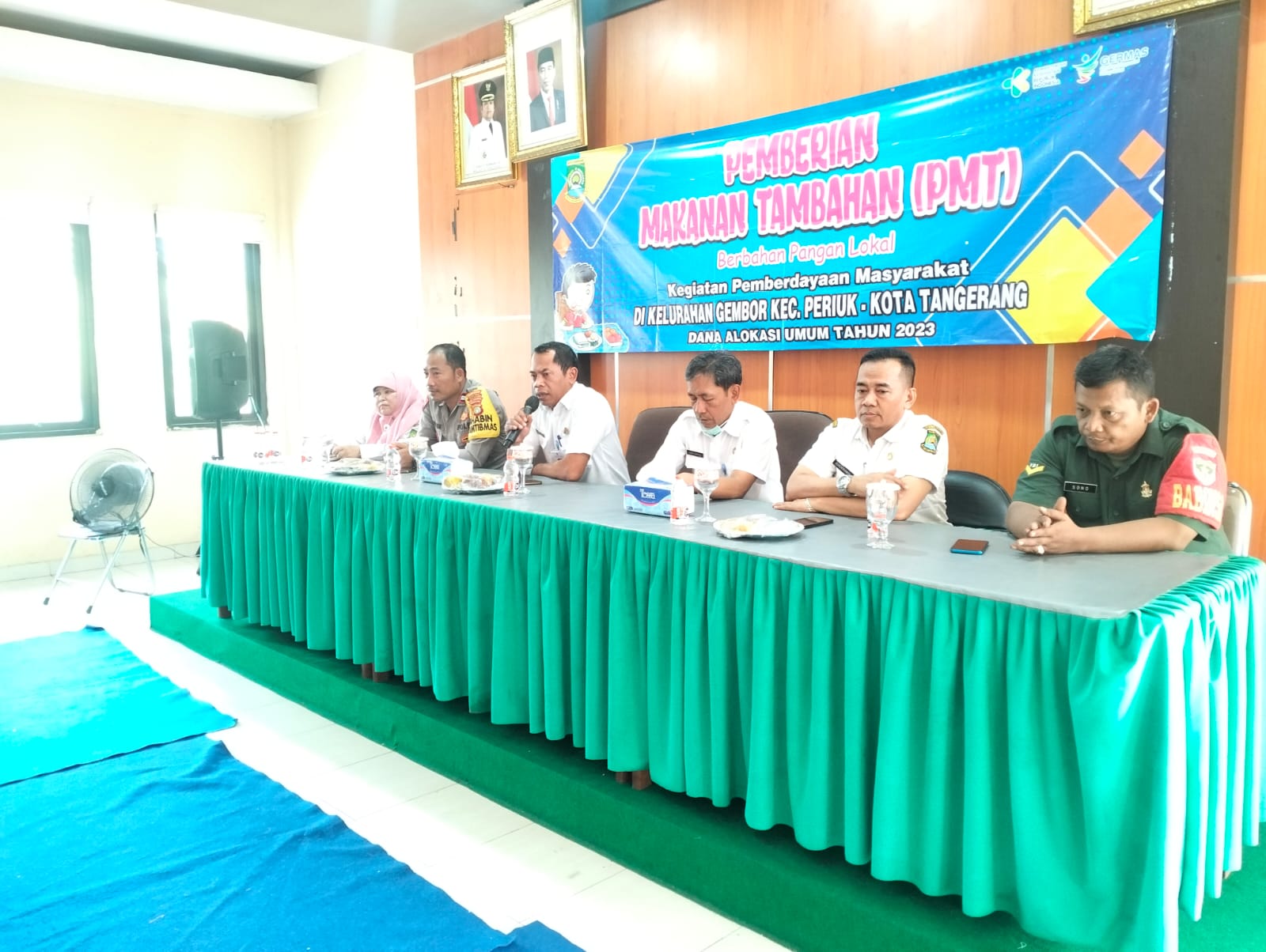 KEC PERIUK Lurah Gembor Buka Kegiatan Pemberian Makanan Tambahan PMT